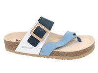 Mephisto Women Sandals Madeline Sea Blue side view