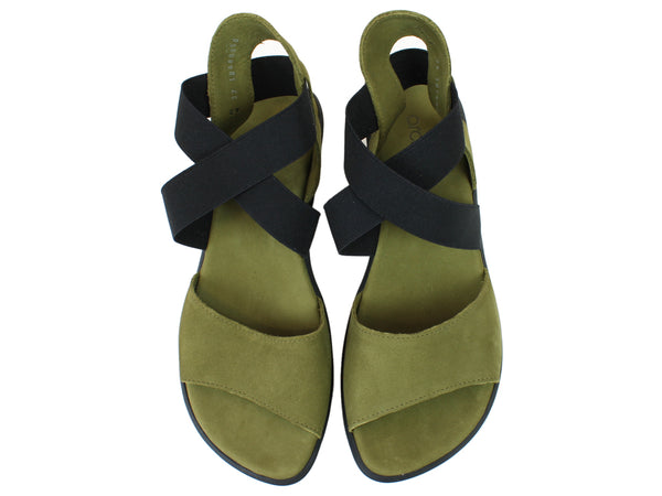 Arche Sandals Satia Matcha upper view