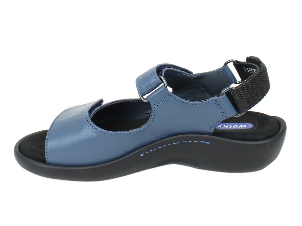 Wolky Sandals Salvia Jeans side view