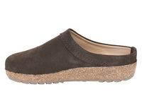 Haflinger Leather Clogs Malmo Brown 916 side view