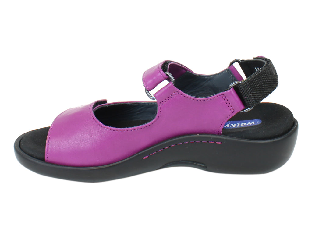 Wolky Sandals Salvia Bouganville side view