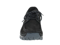 Wolky Shoes Fly Black Nubuck front view