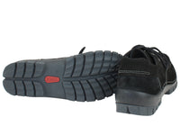 Wolky Shoes Fly Black Nubuck sole view