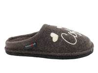 Haflinger Slippers Flair Coffee Time Brown