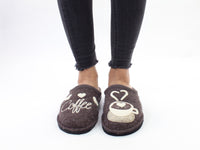 Haflinger Slippers Flair Coffee Time Brown