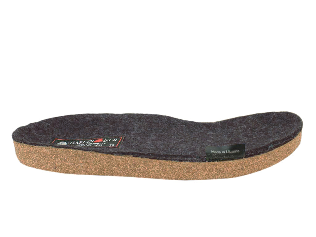 Haflinger Unisex Clogs Grizzly Michl Graphite footbed