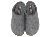 Haflinger Felt Slippers Emil Anthracite upper view