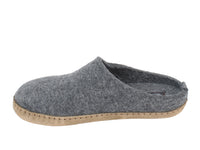 Haflinger Felt Slippers Emil Anthracite side view