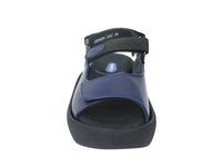 Wolky Sandals Jewel Navy Blue front view