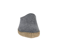 Haflinger Felt Slippers Emil Anthracite front view