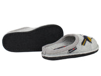 Haflinger Unisex Slippers Flair Songbird Grey sole view