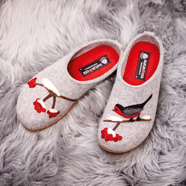 Haflinger bird slippers & clogs