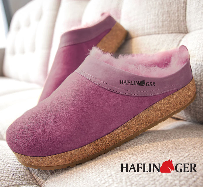 Haflinger leather clogs