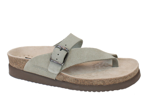 Mephisto Sandals Helen Khaki side view