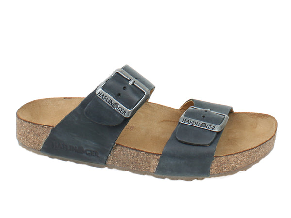 Haflinger Men Sandals Andrew Black side view