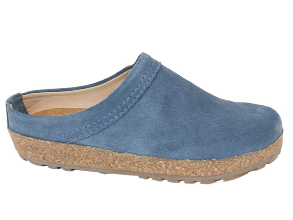 Haflinger Leather Clogs Malmo Jeans side view
