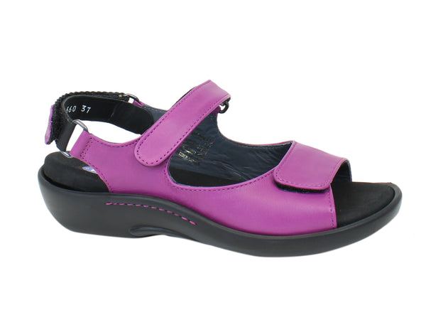 Wolky Sandals Salvia Bouganville side view