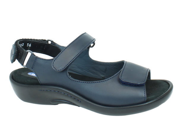 Wolky Sandals Salvia Blue side view