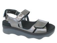 Wolky Sandals Medusa Anthracite side view