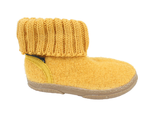 Haflinger Children's slippers Toni Yellow side view