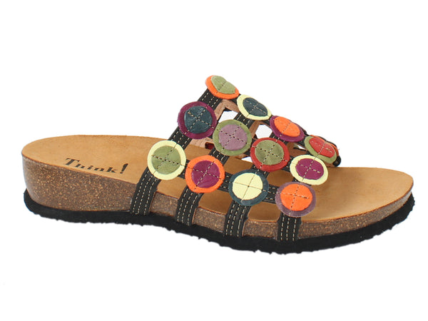 Think! Women Sandals Julia 247 Black Multi side view