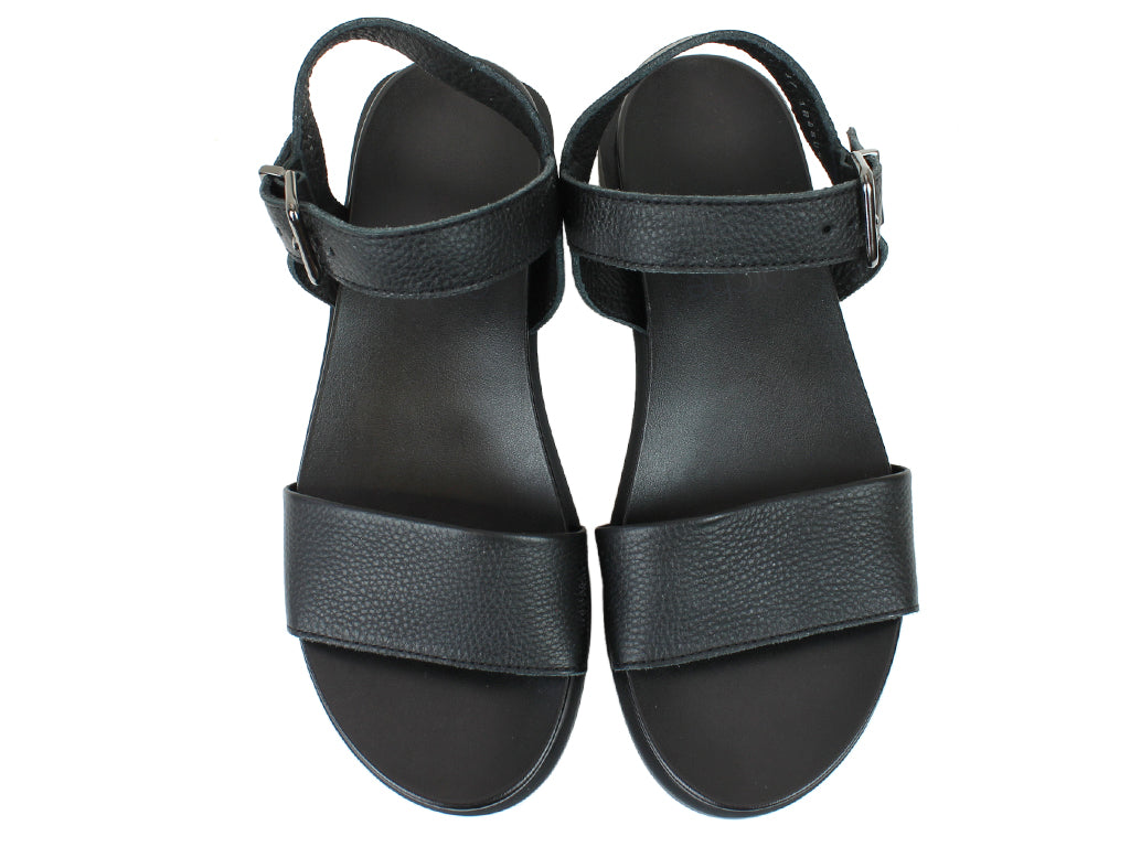 Arche Sandals Makusa Black upper view