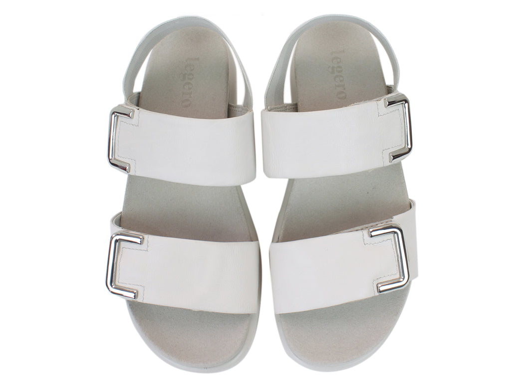Legero Women's Sandals Move Off White-Taupe upper view