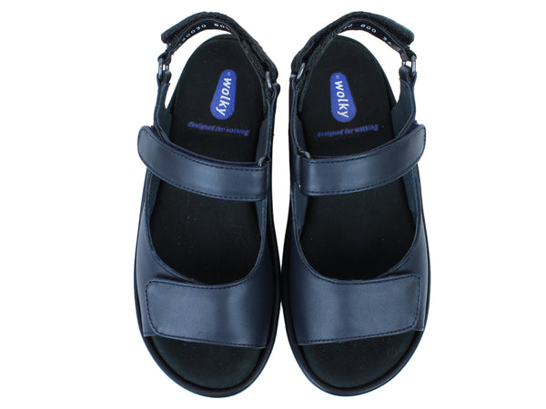 Wolky Sandals Salvia Blue upper view