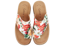 Gabor Women Sandals Lanzarote 23.700.35 Flowers upper view