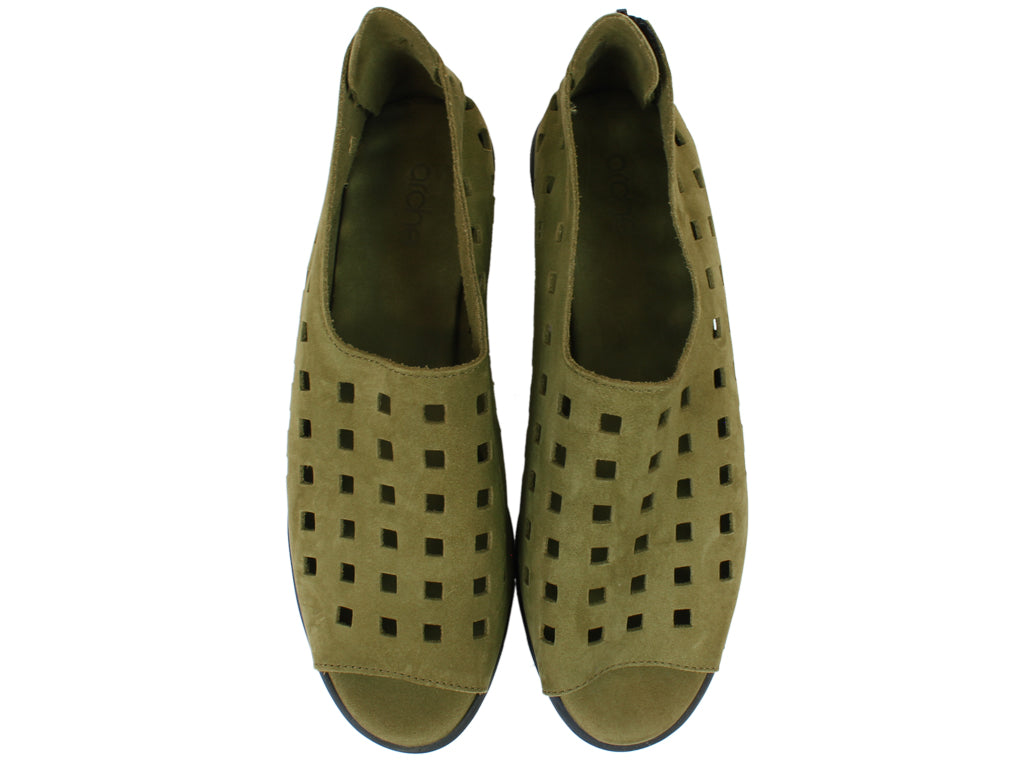 Arche Women Shoes Drick Matcha upper view