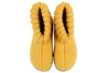 Haflinger Children's slippers Toni Yellow front view