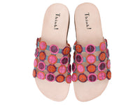 Think! Women Sandals Julia 247 Pink/Denim upper view