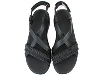 Legero Women Sandals Easy Black upper view