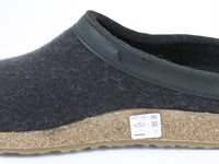(Second Quality) Haflinger Clogs Grizzly Torben Graphite