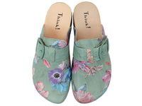 Think! Women Clogs Julia Flowers upper view