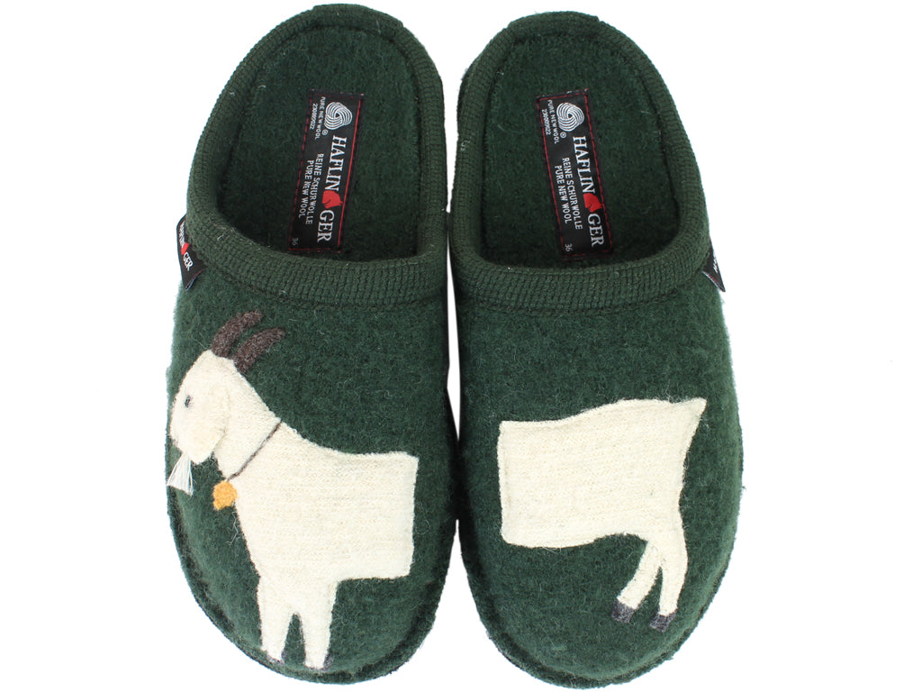 Haflinger Slippers Flair Goat upper view