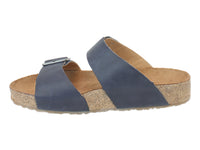 Haflinger Sandals Andrea Marine Blue side view