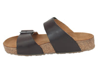 Haflinger Sandals Andrea Country Brown side view