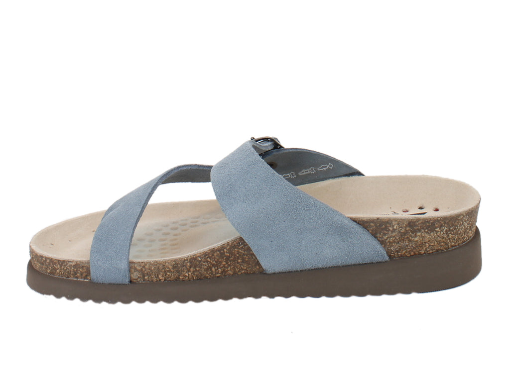 Mephisto Sandals Helen Sea Blue side view