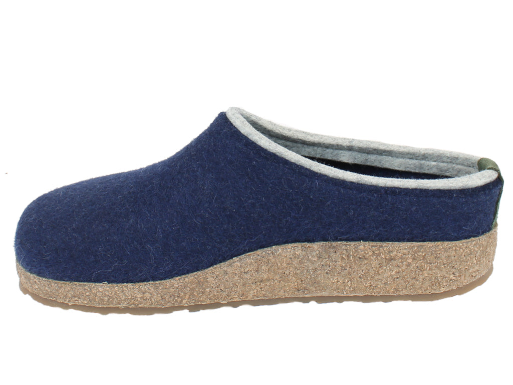 Haflinger Felt Clogs Grizzly Kris Jeans side view