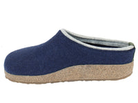 Haflinger Felt Clogs Grizzly Kris Jeans side view