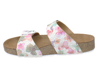 Haflinger Sandals Andrea Flowers side view