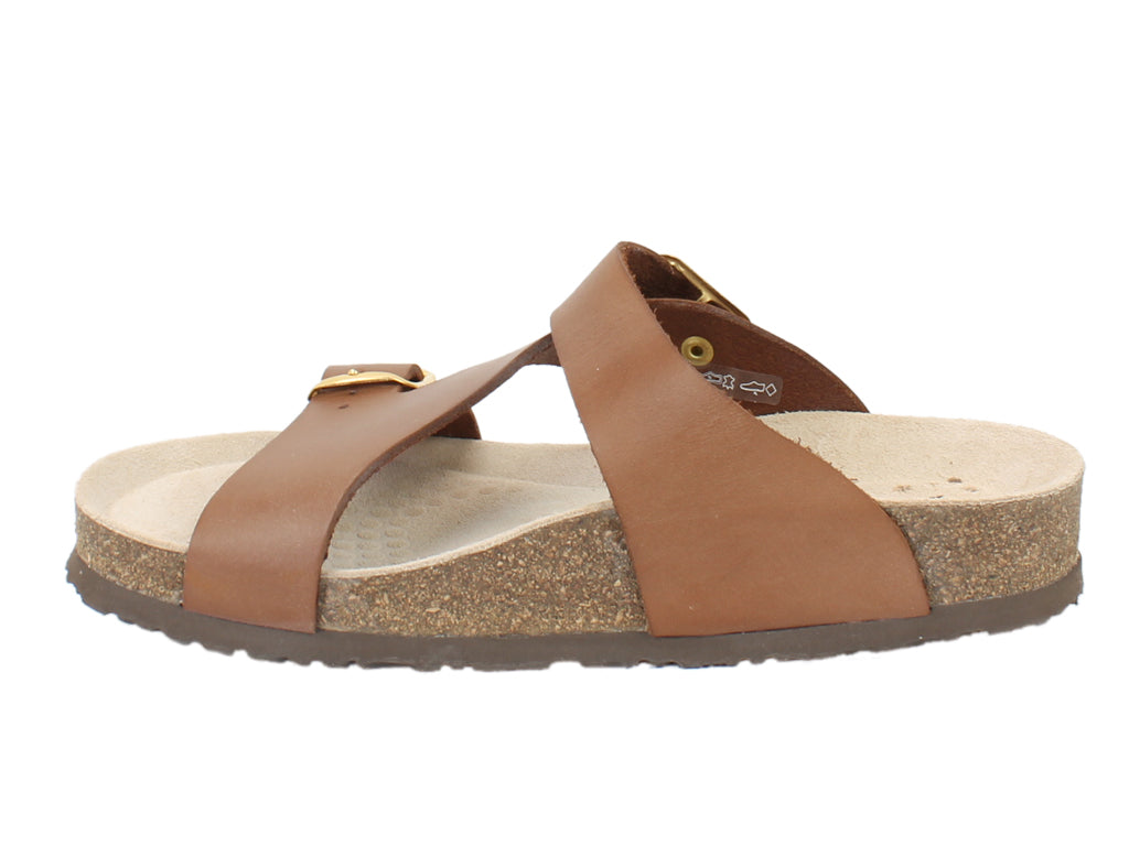 Mephisto Women Sandals Melaine Camel side view