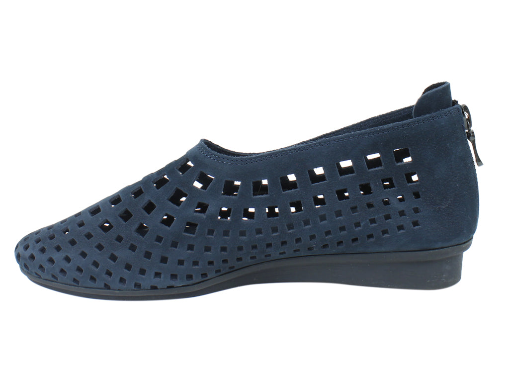 Arche Shoes Nirick Noir Nuit Navy side view