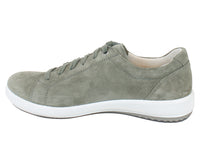 Legero Women Trainers Tanaro 5.0 Pino Green side zip