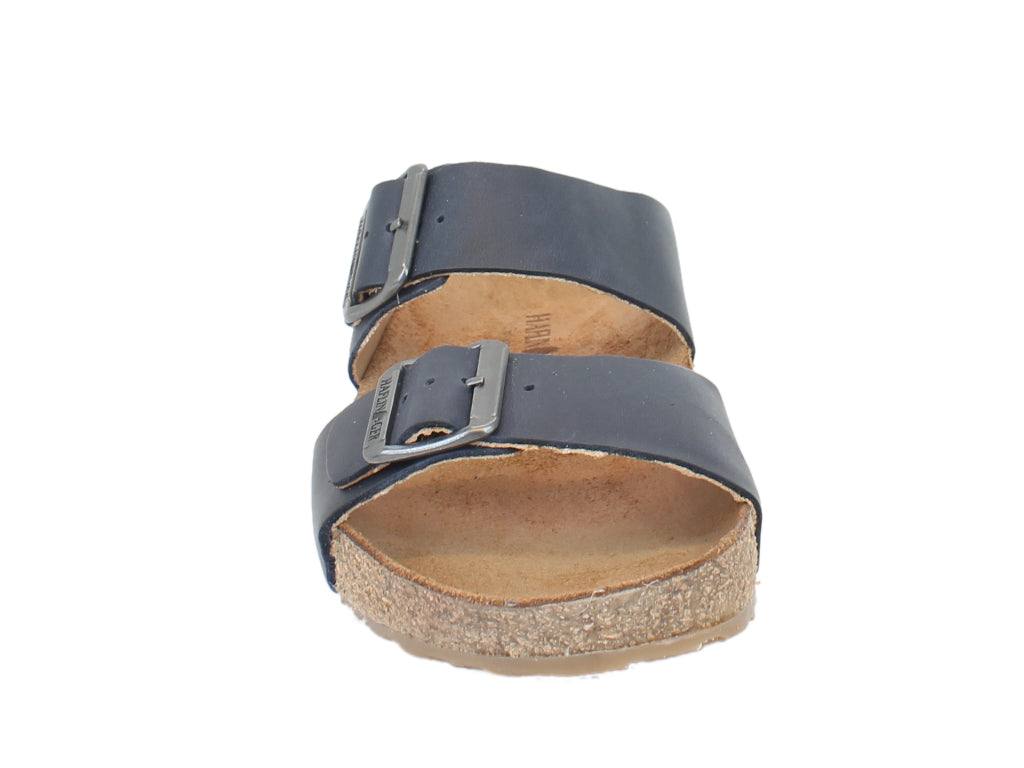 Haflinger Sandals Andrea Marine Blue front view