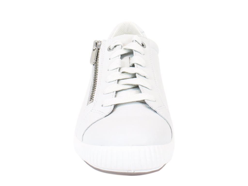 Legero Women Trainers Tanaro 5.0 White Zip front view