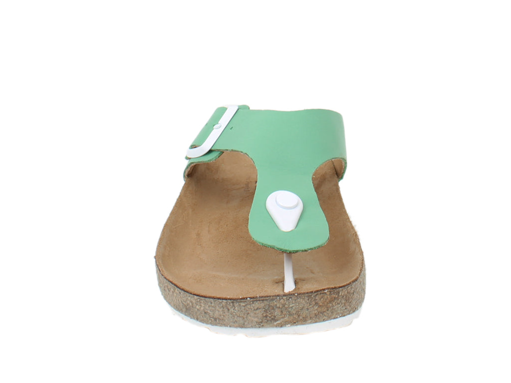 Haflinger Sandals Memphis Green front view