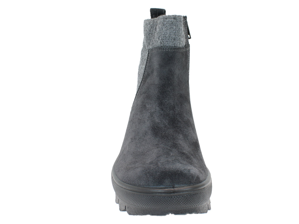 Legero Boots Novara Charcoal front view