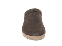 Haflinger Leather Clogs Malmo Brown 916 front view